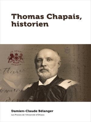 cover image of Thomas Chapais, historien
